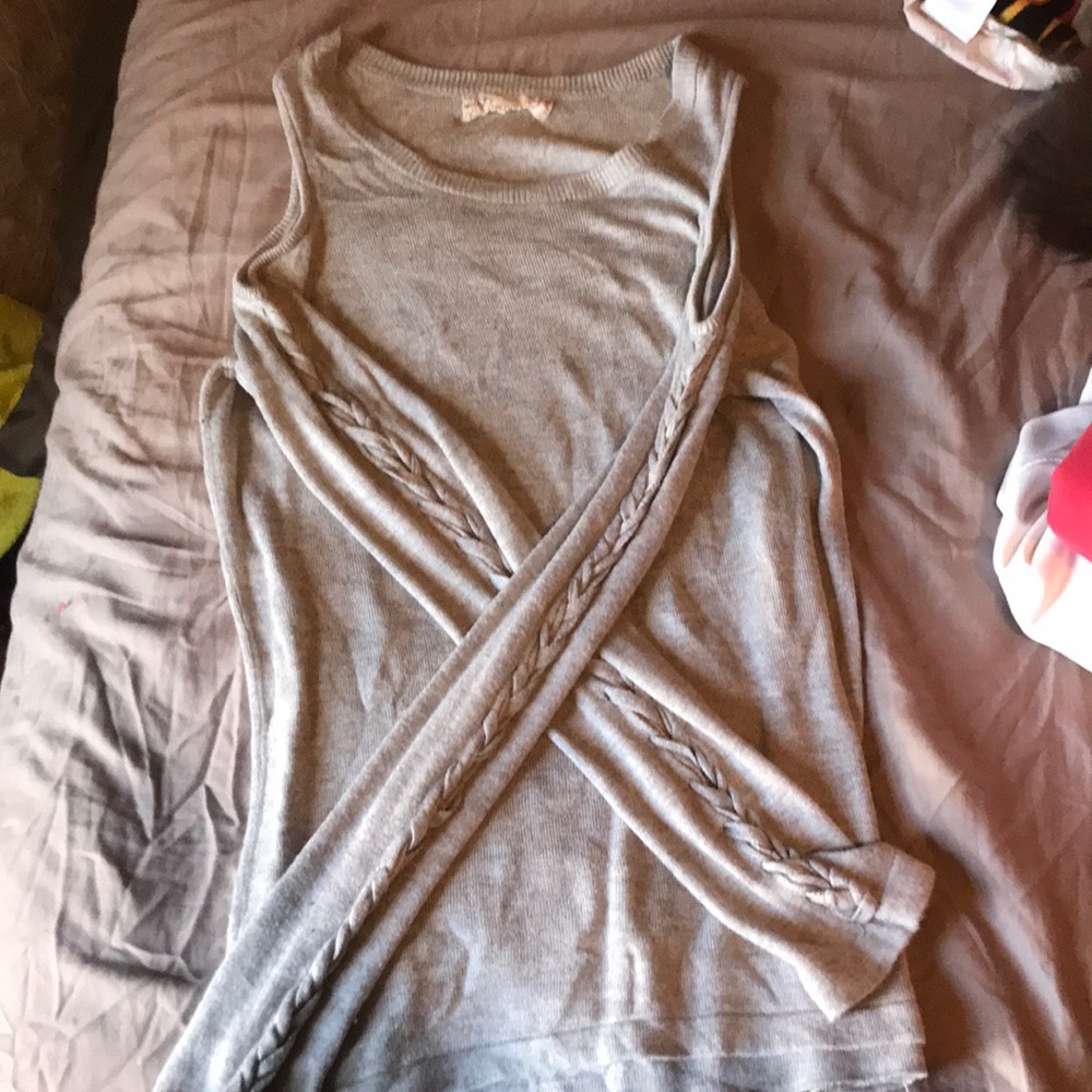 Long sleeve off the shoulder top